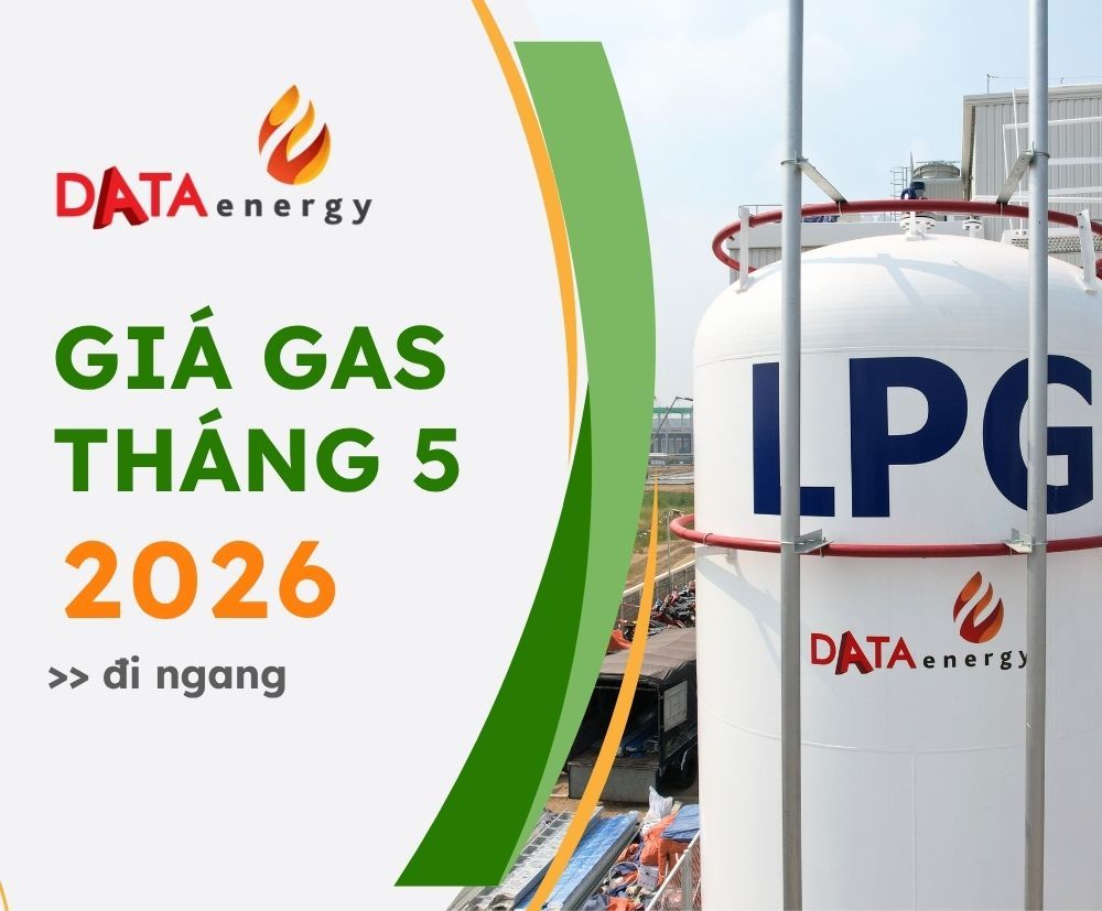 GIÁ GAS THÁNG 5/2026 ĐI NGANG